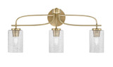 Cavella 3 Light Vanity Light 25.5 Inch Length by Toltec - 3913-3009