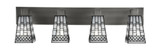 Apollo 4 Light Vanity Light 32.75 Inch Wide by Toltec - 584-3275-925-