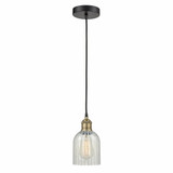 Caledonia 1 Light Cord Hung Mini Pendant 9.75 Inch Tall by Innovations - 616-1P-G25