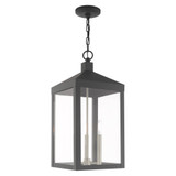 Nyack 3 Light Outdoor Post Top Lantern 10.5 x 24 Inch by Livex - 20587