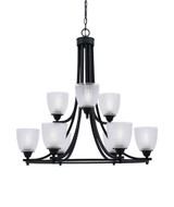 Paramount 9 Light Large Chandelier by Toltec 3409-4 - 3409-4