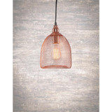 Plexus 1 Light Small Pendant 9.25 Inch Tall by Toltec - 1803-725-925-