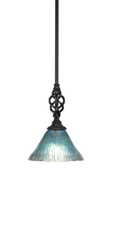 Elegante 1 Light Small Pendant 10 Inch Tall by Toltec - 80-7-10