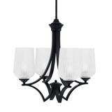 Zilo 4 Light Medium Chandelier by Toltec 564-GP-210 - 564-GP-210