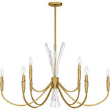 Cecily 9 Light Chandelier 25 Inch Tall and 40 Inch Wide by Quoizel - CCY5040