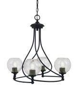 Capri 4 Light Medium Chandelier by Toltec 904-BN-4100 - 904-BN-4100