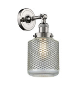 Stanton 1 Light Cylinder Wall Sconce 14 Inch Tall by Innovations - 203-G262