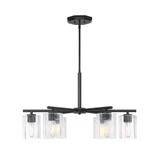 Haven 6 Light Chandelier 19 Inch Tall X 32 Inch Wide by Designers Fountain - D309M-6CH