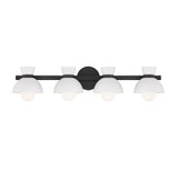 4 Light Vanity Light 33.5 Inch Wide by Meridian - M80076