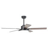 Vaczon 5 Blade Ceiling Fan with Light Kit 52 Inch Wide by Parrot Uncle - VZA01A117