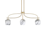 Cavella 3 Light Small Island Pendant 38 Inch Length by Toltec - 3936-4819