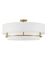 Iris Hall 20W 4 LED 30 Inch Wide Semi Flush Mount by Bailey Street Home - 81-BEL-1278378