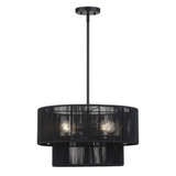 Acordia 4 Light Pendant 19.5 Inch Tall and 20 Inch Wide by Livex - 49125