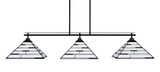 Odyssey 3 Light Oversized Island Pendant 53.5 Inch Length by Toltec - 2643-BN-953