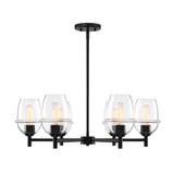 Summer Jazz 6 Light Chandelier 9.25 X 28 Inch Wide by Designers Fountain - D310M-6CH