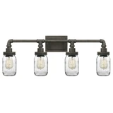 Squire 4 Light Vanity Light by Quoizel - SQR8604