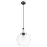 Astor 1 Light Cord Hung Rope Mini Pendant 15.5 Inch Tall by Innovations - 415-1PR-G12-12