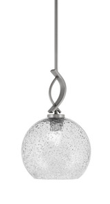 Cavella 1 Light Small Pendant 15.5 Inch Tall by Toltec - 3901-43