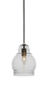 Palisade 1 Light Stem Hung Small Pendant 9.5 Inch Tall by Toltec - 81-75-95-