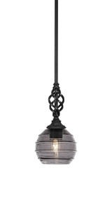 Elegante 1 Light Small Pendant 11 Inch Tall by Toltec - 80-6-11