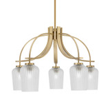 Cavella 5 Light Large Chandelier by Toltec 3925-4253 - 3925-4253
