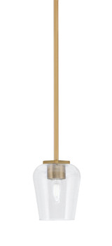 Franklin 1 Light Stem Hung Mini Pendant 6.5 Inch X 5 Inch Length by Toltec - 1201-65-5