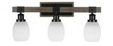 Tacoma 3 Light Down Vanity Light 25.25 Inch Length by Toltec - 1843--1175-2525