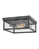 Beckham 16W 2 LED 5.94 Inch Wide Outdoor Flush Mount by Hinkley - 12193