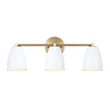 Biba 3 Light Bath Vanity 9 Inch Tall and 24 Inch Wide by Designers Fountain - BIBA-3B