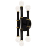 Kane 6 Light Wall Sconce 12 Inch Tall and 5.25 Inch Wide by Robert Abbey - KA_WS6_P
