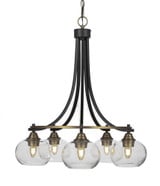 Paramount 5 Light Medium Chandelier by Toltec 3415-24528 - 3415-24528