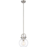 Newton Sphere 1 Light Pendant 8 Inch Wide by Innovations - 410-1S-8CL-8
