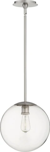 1 Light Medium Pendant 12 Inch Tall by Quorum - 80-12