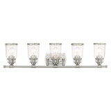 Lawrenceville 5 Light Vanity Light by Livex - 10515
