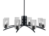 Kurve 8 Light Large Chandelier by Toltec 3708-MB-300 - 3708-MB-300