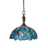 Elegante 1 Light Large Pendant 17 Inch Tall by Toltec - 82-16-17-