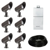 6W 6 LED Landscape Lighting Kit with Basic Accent Light by WAC - 5311
