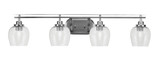 Odyssey 4 Light Vanity Light 39.25 Inch Length by Toltec - 2614-BN-4810