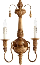 Salento 2 Light Wall Sconce by Quorum - 5506-2