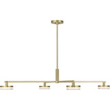 Khan 30W 4 LED Large Chandelier 34 Inch Wide by Visual Comfort Studio - SLC1084