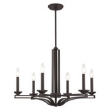Trumbull 6 Light Medium Chandelier by Livex - 40056