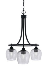 Paramount 3 Light Small Chandelier by Toltec 3413-9 - 3413-9
