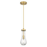 Owego 1 Light Cord Hung Pendant 4.75 Inch and 11 Inch Tall by Innovations - 451-1P-G451-4
