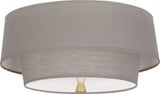 Decker 2 Light 17 Inch Wide Flush Mount by Robert Abbey - DeckerFM