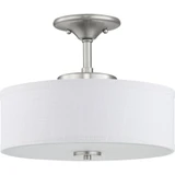 Inspire 1 Light 13 Inch Wide Farmhouse Semi Flush Mount by Progress - P350134