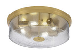 Any 4 Light 17 Inch Wide Flush Mount by Toltec - 837-1755