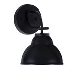 Cavella 1 Light Wall Sconce with Metal Shade 10 Inch Tall by Toltec - 3911-MB-427-CH