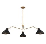 3 Light Oversized Pendant by Meridian - M7019