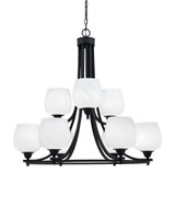 Paramount 9 Light Large Chandelier by Toltec 3409-7 - 3409-7