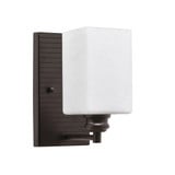 Edge 1 Light Up Glass Wall Sconce by Toltec - 1161-3053